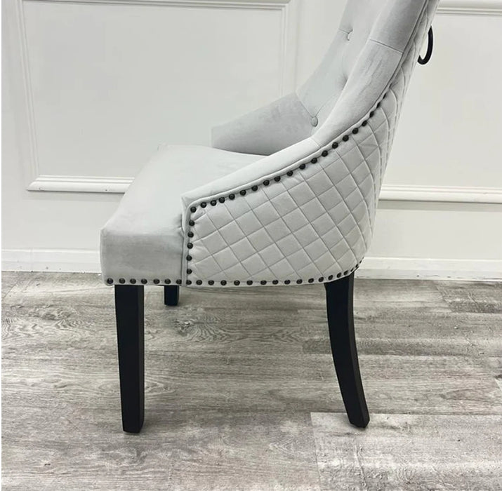 Bentley Black Leg Dining Chair-Cheshire Furniture Outlet
