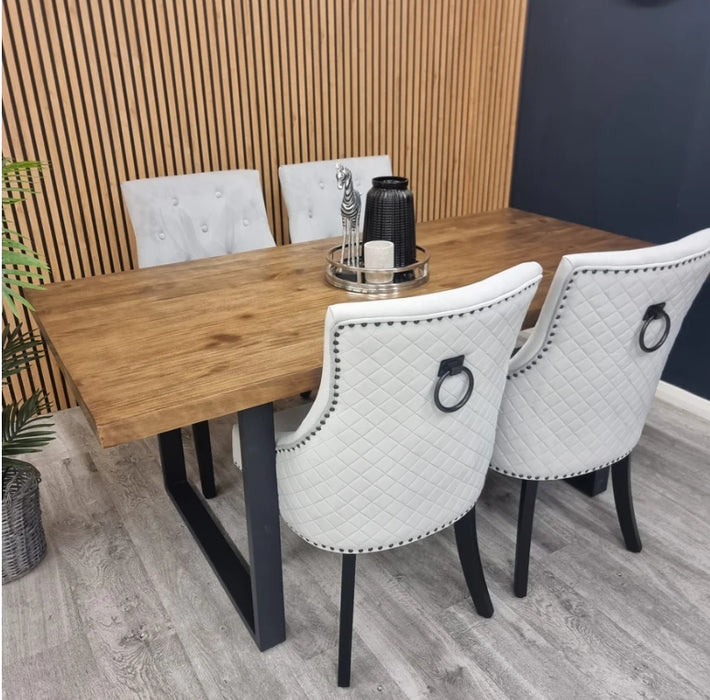 Bentley Black Leg Dining Chair-Cheshire Furniture Outlet