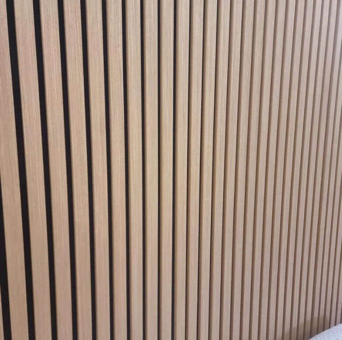 Real Wood Acoustic Slatted Wall Panels-Cheshire Furniture Outlet