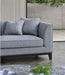 Aluxo Cooper Left Hand Corner Group in Dolphin Boucle-Cheshire Furniture Outlet