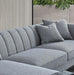 Aluxo Cooper Left Hand Corner Group in Dolphin Boucle-Cheshire Furniture Outlet