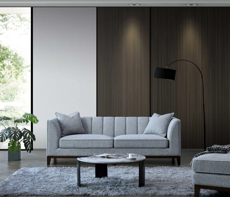 Aluxo Cooper 3 Seater Sofa in Dolphin Boucle-Cheshire Furniture Outlet