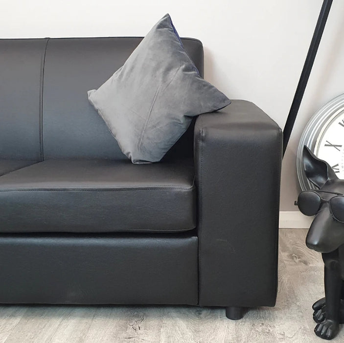 Nevada Faux Leather Contract Sofa-Cheshire Furniture Outlet