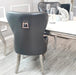 Mayfair Leather Dining Chairs Plain Back/Square Knocker-Cheshire Furniture Outlet