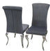 Nicole Dining Chair with Plain Back, Line & Cross Stitch-Cheshire Furniture Outlet