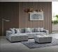 Aluxo Leonard Left Hand Corner Group in Cloudy Grey Boucle-Cheshire Furniture Outlet