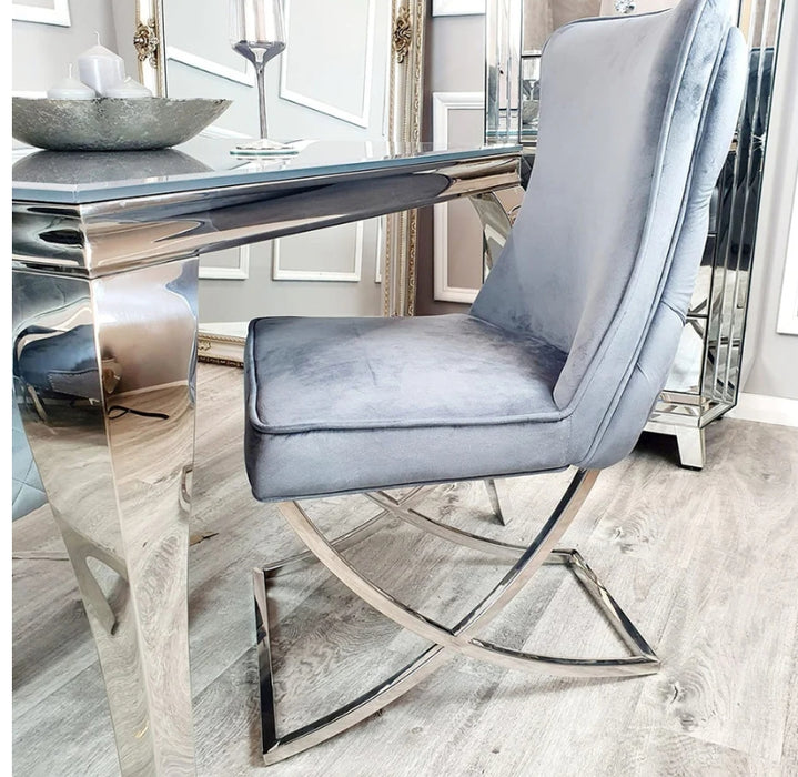 Sandhurst Dining Chair with buttoned back-Cheshire Furniture Outlet
