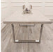Freya 1.8 Dining Table Solid Light Pine wood with Chrome Metal Legs-Cheshire Furniture Outlet