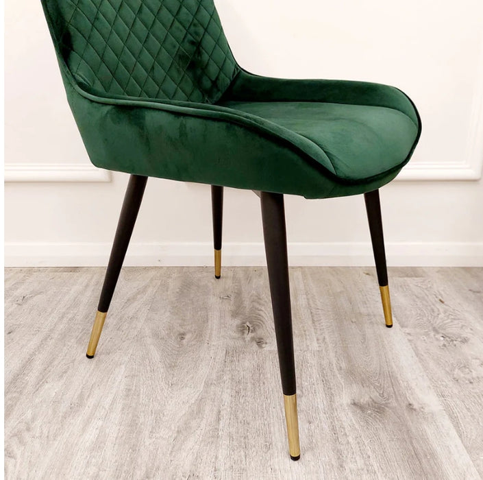 Luna Velvet Dining Chair-Cheshire Furniture Outlet