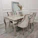 Bentley Chrome Dining Chair-Cheshire Furniture Outlet