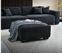 Aluxo Dakota 4 seater with Chaise in Midnight Boucle-Cheshire Furniture Outlet