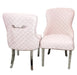 4 x Kate Dining Chair (Pink or Light Grey)-Cheshire Furniture Outlet