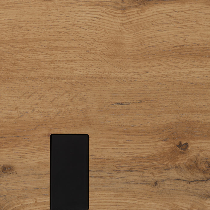 Treviso Dining Table – Light Oak Effect/Black