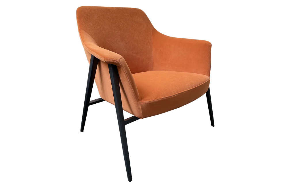 Tennyson Armchair - Sunburst Orange-Cheshire Furniture Outlet
