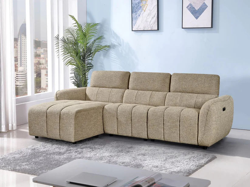 Turin Electric Recliner Sofa Left Hand