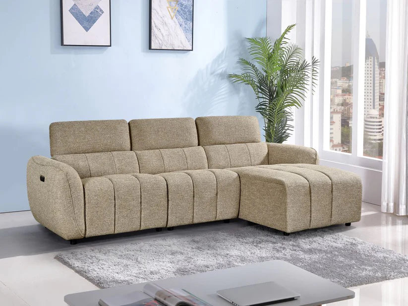 Turin Electric Recliner Sofa Right Hand