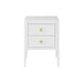 Abberley Bedside | White | 2 Drawers-Cheshire Furniture Outlet