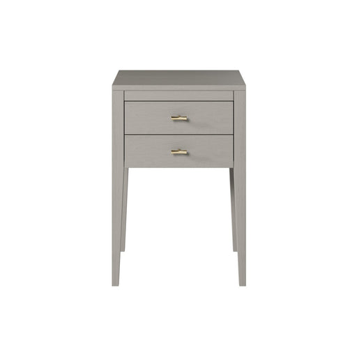 Radford Bedside | Grey | 2 Drawers-Cheshire Furniture Outlet