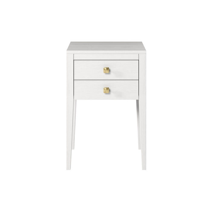Radford Bedside | White | 2 Drawers-Cheshire Furniture Outlet