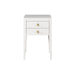 Radford Bedside | White | 2 Drawers-Cheshire Furniture Outlet