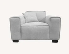 ALUXO® Dakota Sofa Range in Pebble Boucle
