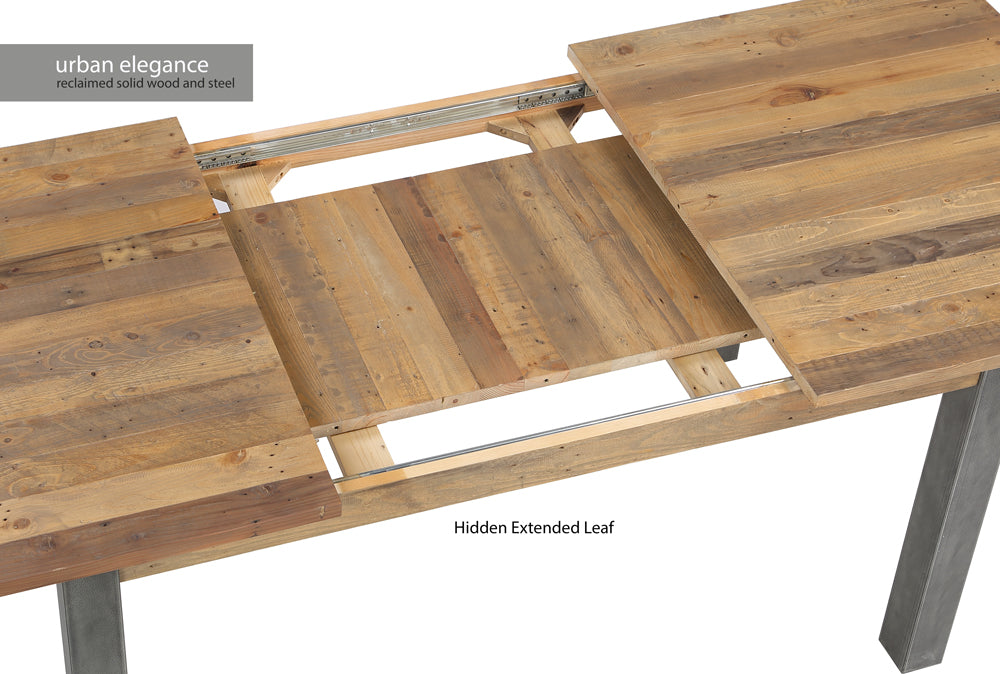 Urban Elegance - Reclaimed Extending Dining Table
