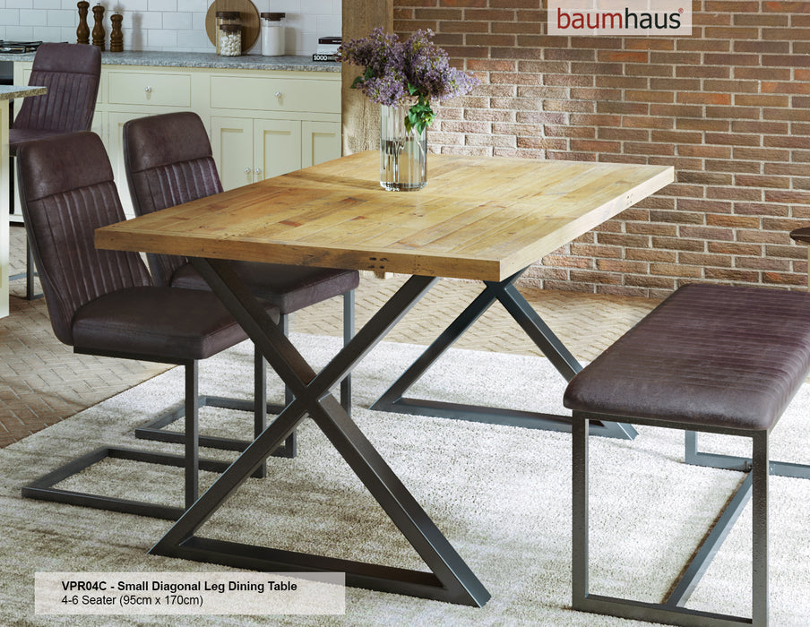 Urban Elegance - Reclaimed SMALL (Diagnal Leg / 95cm x 170cm top)