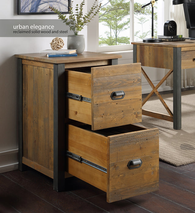 Urban Elegance - Reclaimed Two Drawer Filing Cabinet