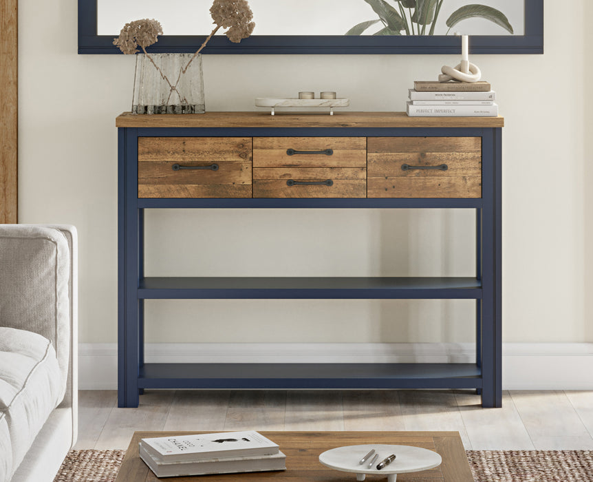 Blue - Low Bookcase / Hall Table