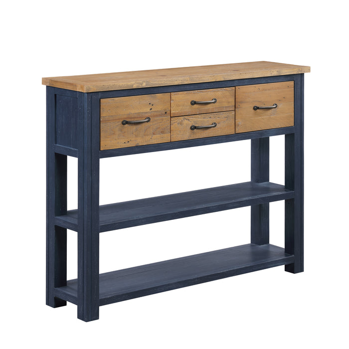 Blue - Low Bookcase / Hall Table