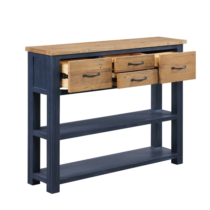 Blue - Low Bookcase / Hall Table