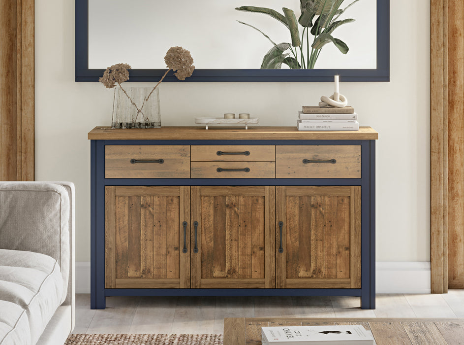 Splash of Blue - Sideboard 3 Door / 3 Drawer