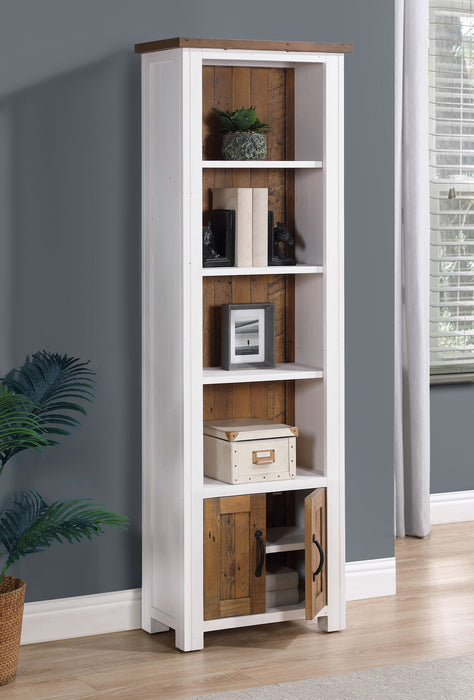Splash of White - Narrow Bookcase