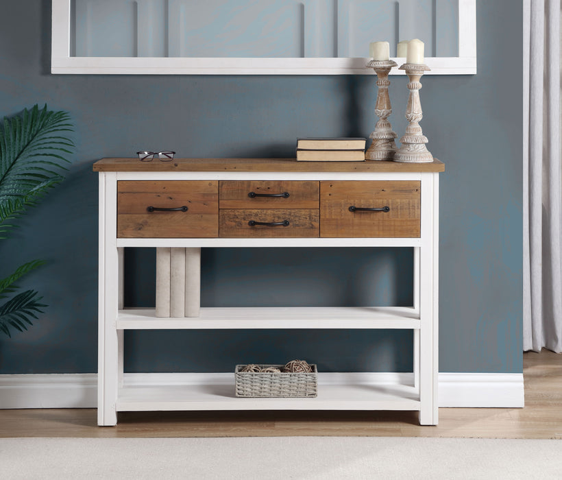 White - Low Bookcase / Console