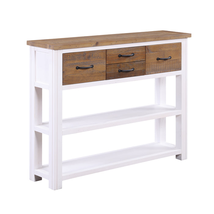 White - Low Bookcase / Console