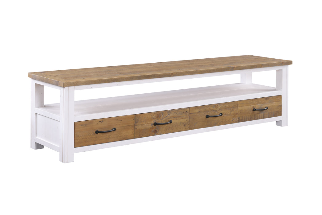 White - Super Sized Widescreen Television cabinet