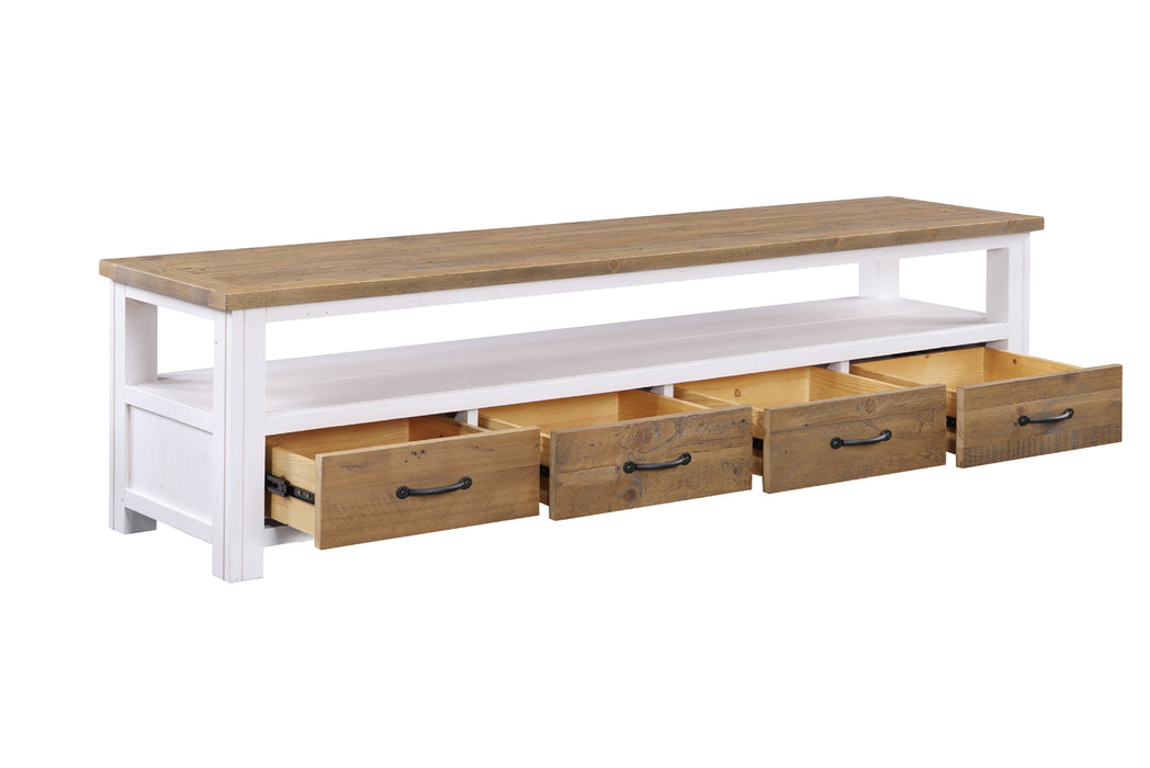 White - Super Sized Widescreen Television cabinet