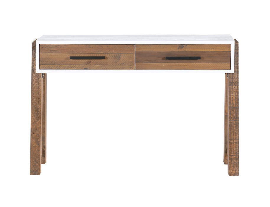 Trinity - Reclaimed Console Table Open