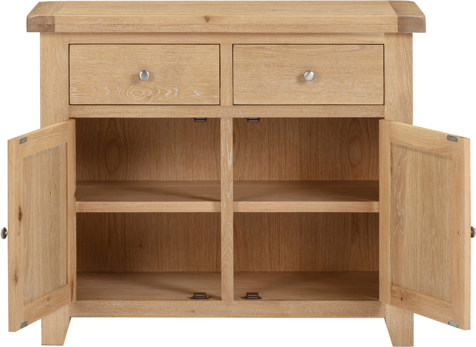 Windsor 2 Door 2 Drawer Sideboard – Natural Oak