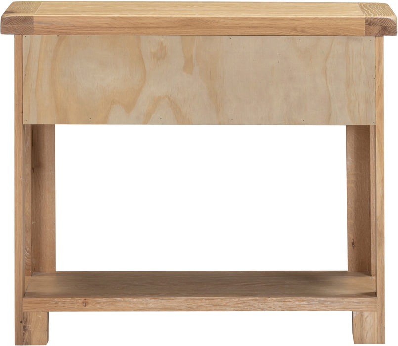 Windsor 2 Drawer Console Table - Natural Oak