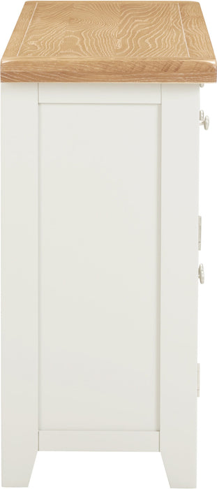 Windsor 3 Door 3 Drawer Sideboard – Ivory/Oak