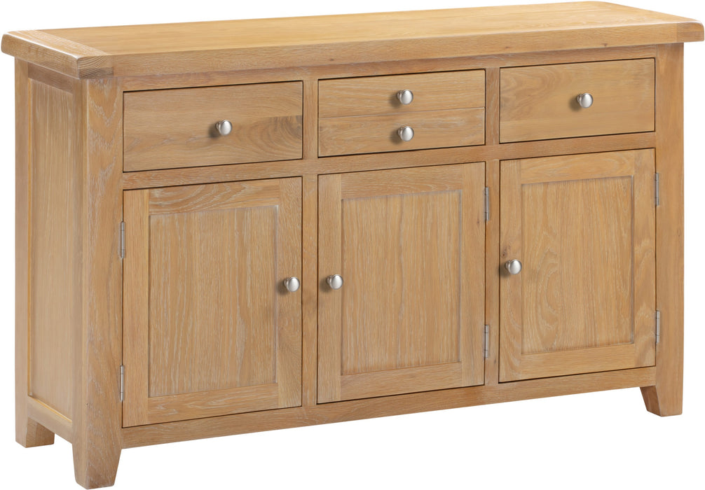 Windsor 3 Door 3 Drawer Sideboard – Natural Oak