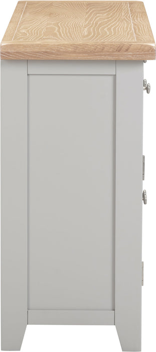 Windsor 3 Door 3 Drawer Sideboard – Pebble Grey/Oak