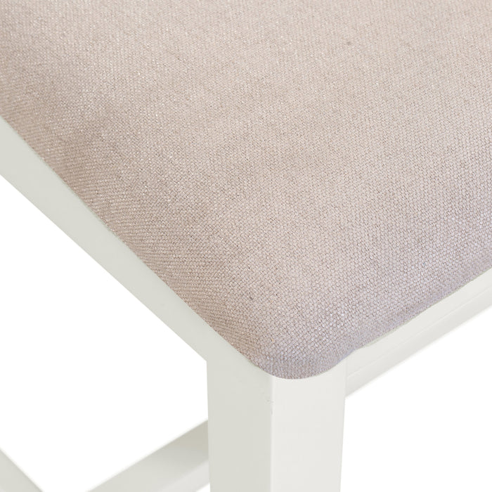 Windsor Cross Back Chair (Box of 2) – Ivory/Oat Fabric