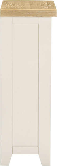 Windsor Low Bookcase - Ivory/ Oak
