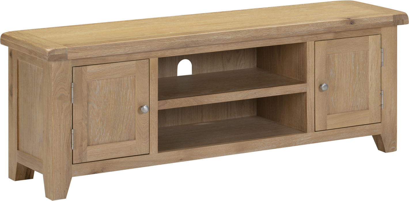 Windsor Straight TV Unit - Natural Oak
