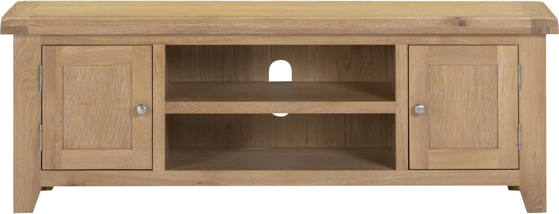 Windsor Straight TV Unit - Natural Oak