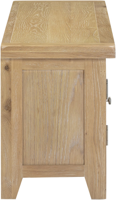 Windsor Straight TV Unit - Natural Oak