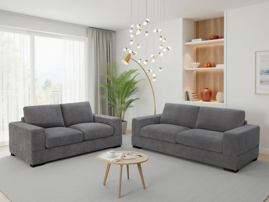 Westminster Sofa Grey 3+2 Set