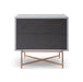 Adriana Bedside Chests White Wood Laminate-Cheshire Furniture Outlet
